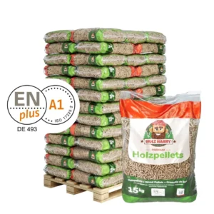 Holz Harry Premium Holzpellets ENplus A1 975kg ohne Zusaetze