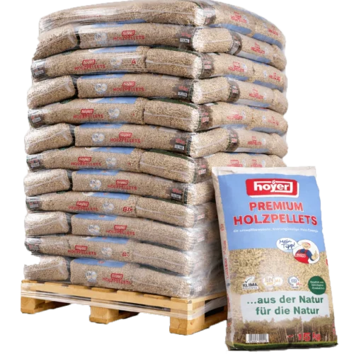 Hoyer Holzpellets ENplus A1 990kg 66 Saecke hoher Heizwert