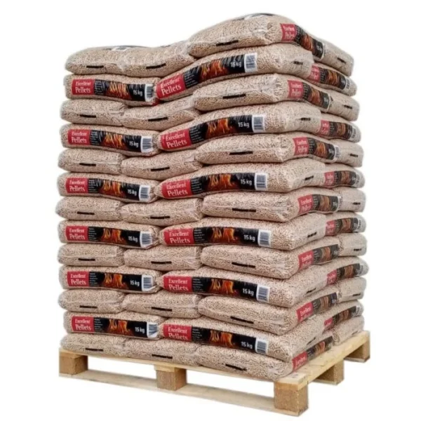 WOODSTOCK Holzpellets ENplus A1 3150kg 3 Paletten Nadelholz